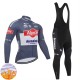 Wielershirt Lange Mouw en Lange Koersbroek Winter Alpecin Deceuninck 2025 Heren