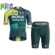 Wielershirt en Kort Fietsbroek Bora-Hansgrohe 2024 Kind N001