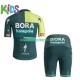 Wielershirt en Kort Fietsbroek Bora-Hansgrohe 2024 Kind N001