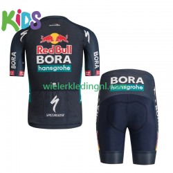Wielershirt en Kort Fietsbroek Bora-Hansgrohe 2024 Kind
