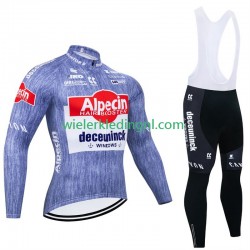 Wielershirt Lange Mouw en Lange Koersbroek Alpecin Deceuninck 2024 Heren