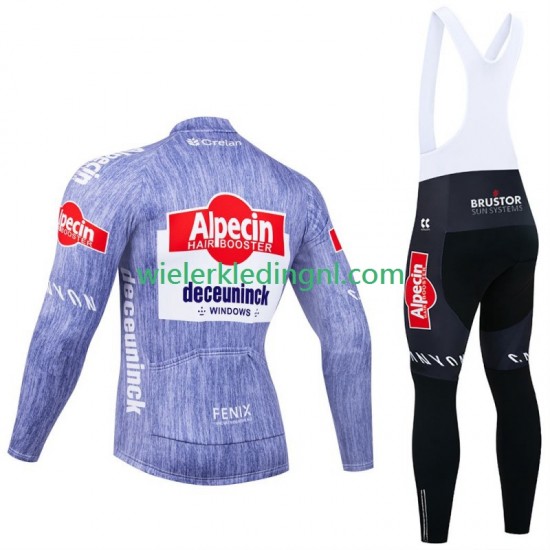 Wielershirt Lange Mouw en Lange Koersbroek Alpecin Deceuninck 2024 Heren