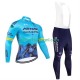 Wielershirt Lange Mouw en Lange Koersbroek Astana Qazaqstan 2024 Team Heren