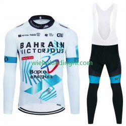 Wielershirt Lange Mouw en Lange Koersbroek Bahrain Victorious 2024 Heren