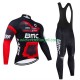 Wielershirt Lange Mouw en Lange Koersbroek Bmc Suisse 2024 Heren