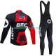 Wielershirt Lange Mouw en Lange Koersbroek Bmc Suisse 2024 Heren