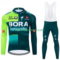 Wielershirt Lange Mouw en Lange Koersbroek Bora Hansgrohe 2024 Heren N001