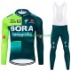 Wielershirt Lange Mouw en Lange Koersbroek Bora Hansgrohe 2024 Heren N001