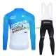 Wielershirt Lange Mouw en Lange Koersbroek Decathlon Ag2R 2024 Heren