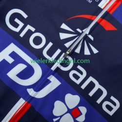 Wielershirt Lange Mouw en Lange Koersbroek Fdj Groupama 2024 Heren