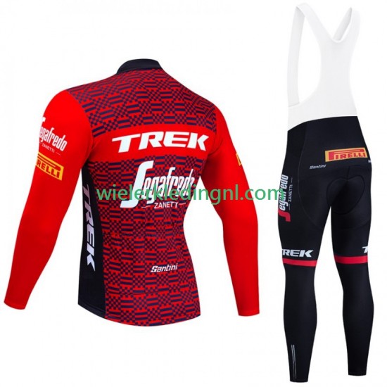 Wielershirt Lange Mouw en Lange Koersbroek Trek Segafredo 2023 Heren