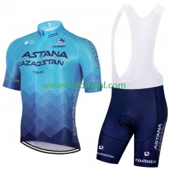 Wielershirt en Kort Koersbroek Astana Qazaqstan 2023 Heren