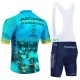 Wielershirt en Kort Koersbroek Astana Qazaqstan 2024 Team Heren