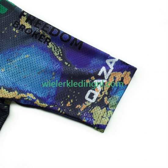 Wielershirt en Kort Koersbroek Astana Qazaqstan 2024 Heren