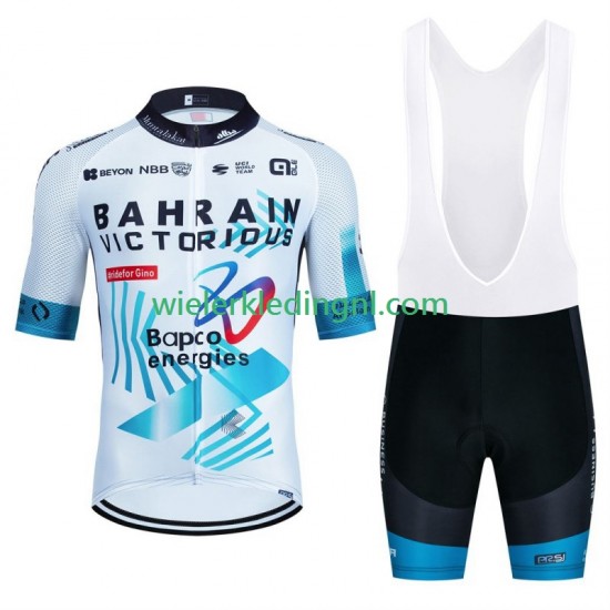 Wielershirt en Kort Koersbroek Bahrain Victorious 2024 Heren