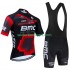 Wielershirt en Kort Koersbroek Bmc Suisse 2024 Heren