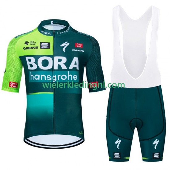 Wielershirt en Kort Koersbroek Bora Hansgrohe 2024 Heren N001