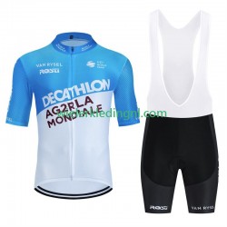Wielershirt en Kort Koersbroek Decathlon Ag2R 2024 Heren