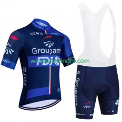 Wielershirt en Kort Koersbroek Fdj Groupama 2024 Heren