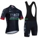 Wielershirt en Kort Koersbroek Ineos Grenadier 2023 Noir Heren