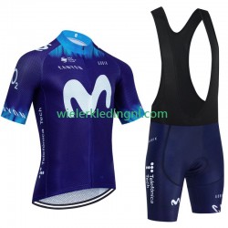 Wielershirt en Kort Koersbroek Movistar 2023 Heren