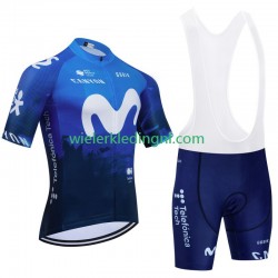 Wielershirt en Kort Koersbroek Movistar 2024 Heren