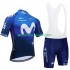Wielershirt en Kort Koersbroek Movistar 2024 Heren
