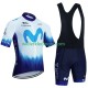Wielershirt en Kort Koersbroek Movistar Iceberg 2023 Heren