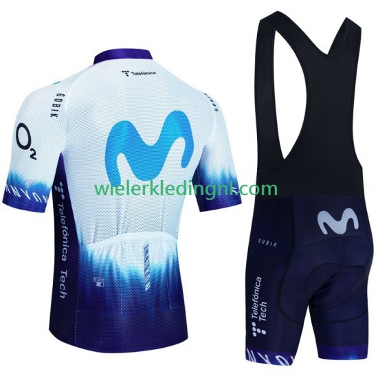 Wielershirt en Kort Koersbroek Movistar Iceberg 2023 Heren