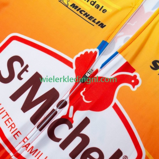 Wielershirt en Kort Koersbroek St Michel Auber 93 Mavic 2024 Heren