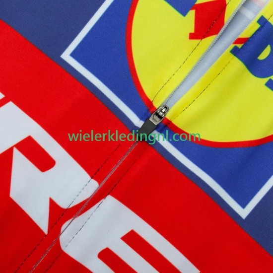 Wielershirt en Kort Koersbroek Trek Lidl 2024 Heren