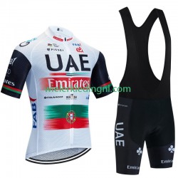 Wielershirt en Kort Koersbroek Uae Emirates 2023 Heren N001