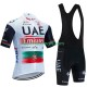 Wielershirt en Kort Koersbroek Uae Emirates 2023 Heren N001