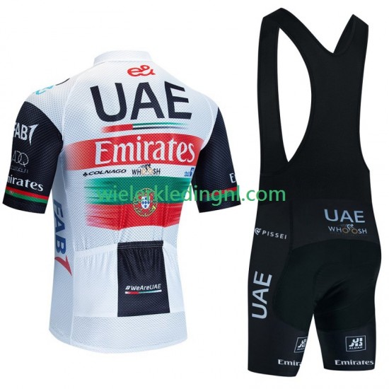 Wielershirt en Kort Koersbroek Uae Emirates 2023 Heren N001