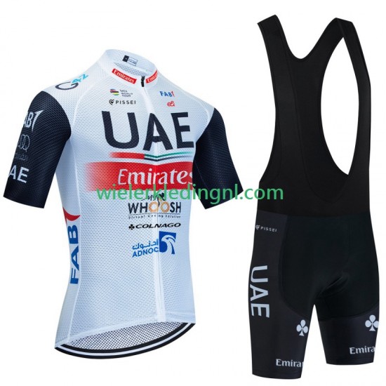 Wielershirt en Kort Koersbroek Uae Emirates 2023 Heren