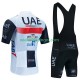 Wielershirt en Kort Koersbroek Uae Emirates 2023 Heren