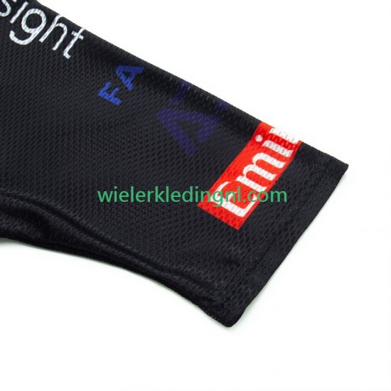 Wielershirt en Kort Koersbroek Uae Emirates 2024 Black Heren