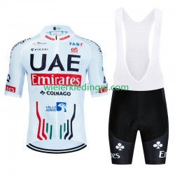 Wielershirt en Kort Koersbroek Uae Emirates 2024 Heren
