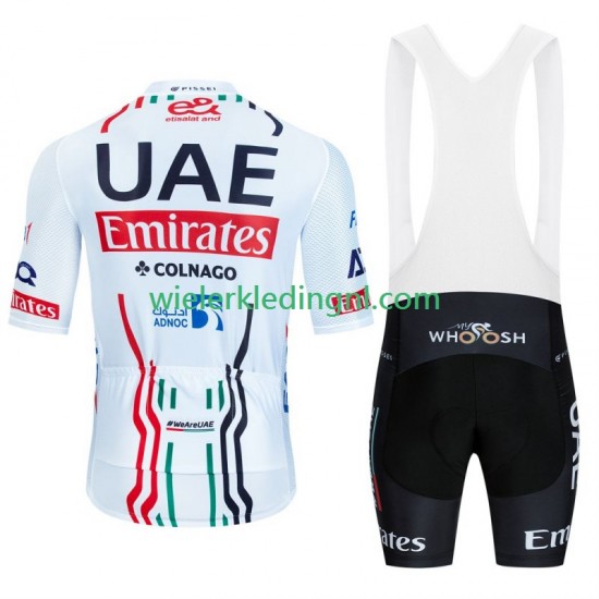 Wielershirt en Kort Koersbroek Uae Emirates 2024 Heren