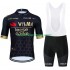 Wielershirt en Kort Koersbroek Visma Lease A Bike 2024 Black Heren