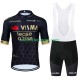 Wielershirt en Kort Koersbroek Visma Lease A Bike 2024 Black Heren