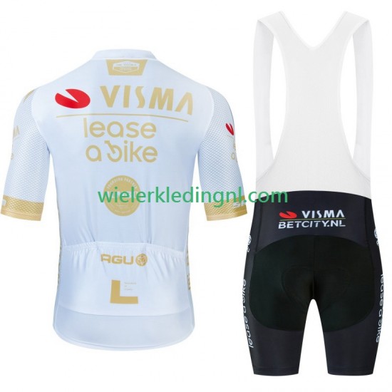 Wielershirt en Kort Koersbroek Visma Lease A Bike 2024 Heren N001