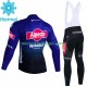 Wielershirt Lange Mouw en Lange Koersbroek Winter Alpecin Deceuninck 2023 Heren