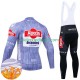 Wielershirt Lange Mouw en Lange Koersbroek Winter Alpecin Deceuninck 2024 Heren