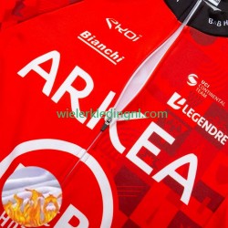 Wielershirt Lange Mouw en Lange Koersbroek Winter Arkea Bb Hotels Excalibur 2024 Heren