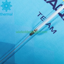 Wielershirt Lange Mouw en Lange Koersbroek Winter Astana Qazaqstan 2023 Heren