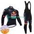 Wielershirt Lange Mouw en Lange Koersbroek Winter Bora Hansgrohe 2024 Heren