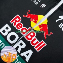 Wielershirt Lange Mouw en Lange Koersbroek Winter Bora Hansgrohe 2024 Heren