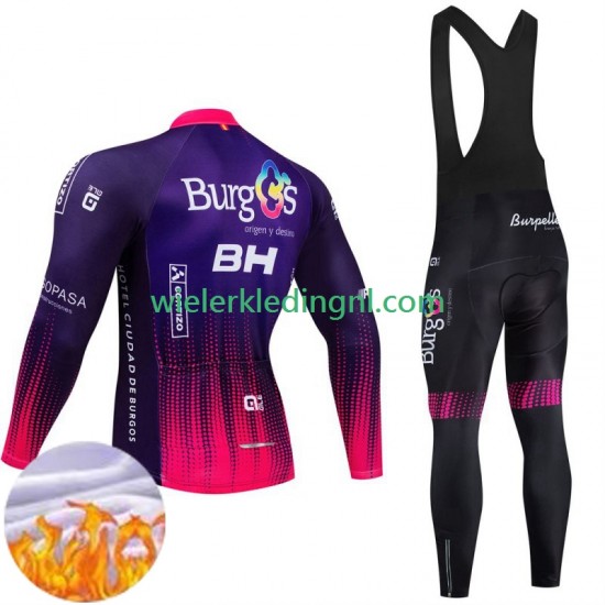 Wielershirt Lange Mouw en Lange Koersbroek Winter Burgos Bh 2024 Heren