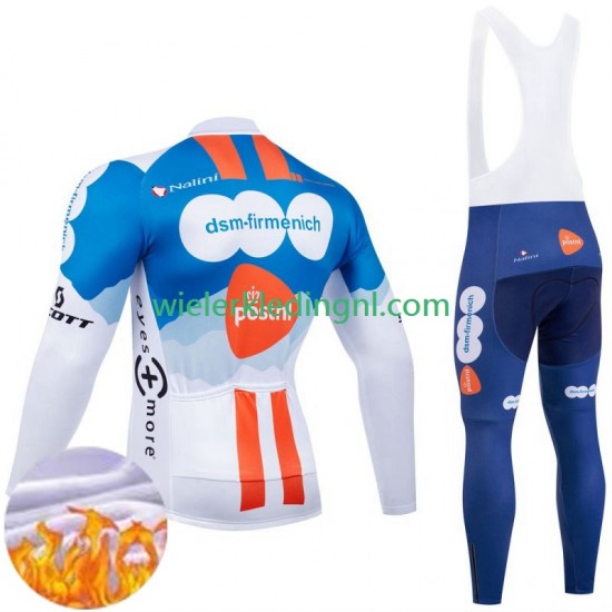 Wielershirt Lange Mouw en Lange Koersbroek Winter Dsm 2024 Heren